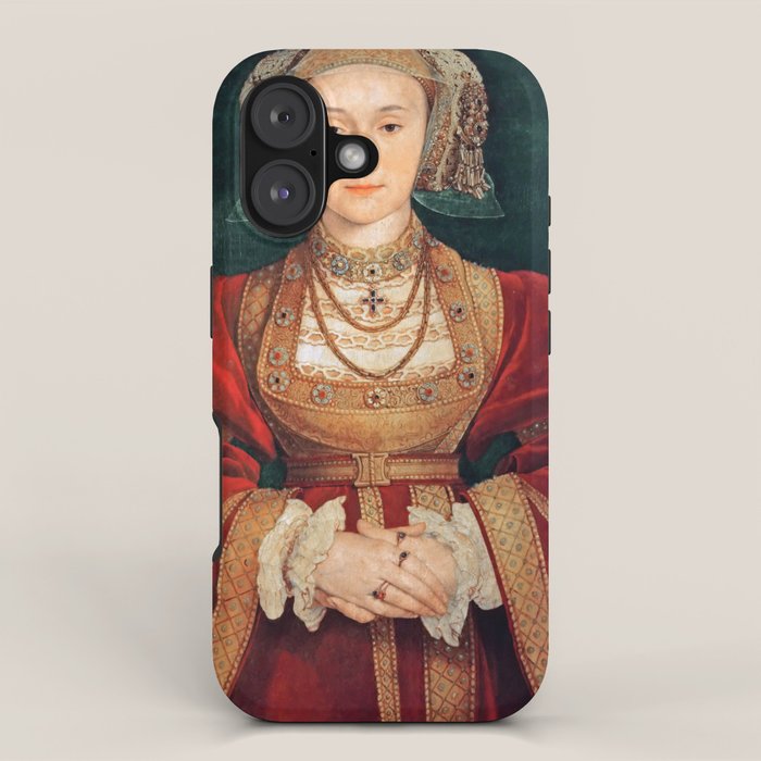 Hans Holbein the Younger "Anne of Cleves (1515-1557), fourth wife of King Henry VIII" iPhone Case Gallery Image 1