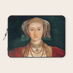 Hans Holbein the Younger "Anne of Cleves (1515-1557), fourth wife of King Henry VIII" Laptop Sleeve Gallery Image 1