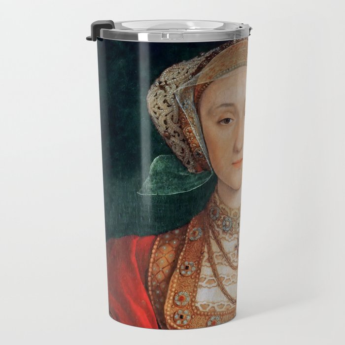 Hans Holbein the Younger "Anne of Cleves (1515-1557), fourth wife of King Henry VIII" Travel Mug Gallery Image 3