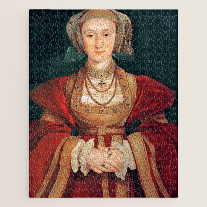Hans Holbein the Younger "Anne of Cleves (1515-1557), fourth wife of King Henry VIII" Jigsaw Puzzle Gallery Image 1