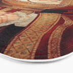Hans Holbein the Younger "Anne of Cleves (1515-1557), fourth wife of King Henry VIII" Bath Mat Gallery Image 3