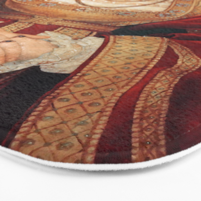 Hans Holbein the Younger "Anne of Cleves (1515-1557), fourth wife of King Henry VIII" Bath Mat Gallery Image 3