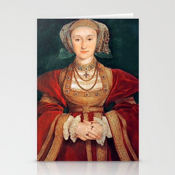 Hans Holbein the Younger "Anne of Cleves (1515-1557), fourth wife of King Henry VIII" Stationery Card Gallery Image 1