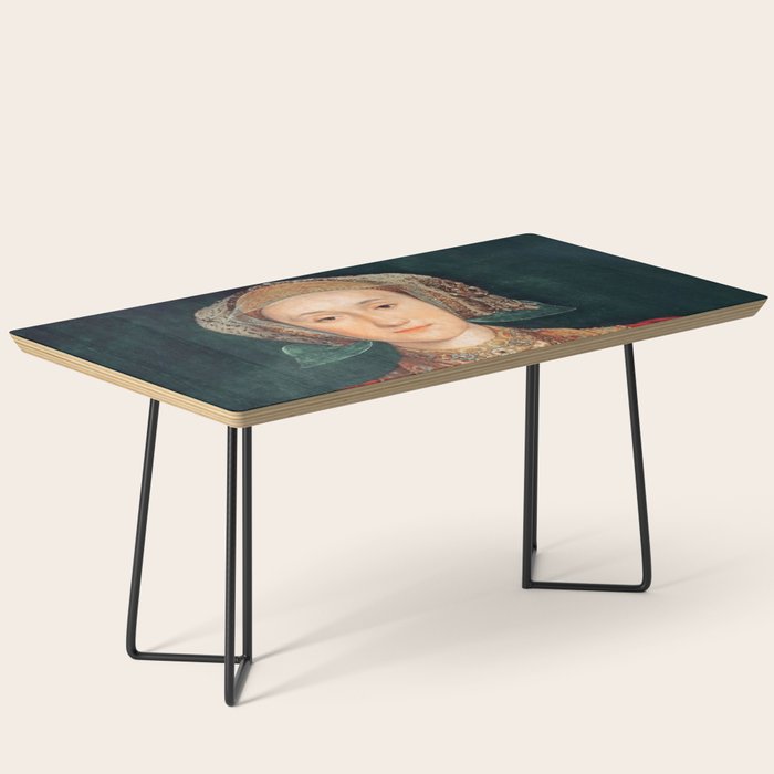 Hans Holbein the Younger "Anne of Cleves (1515-1557), fourth wife of King Henry VIII" Coffee Table Gallery Image 1