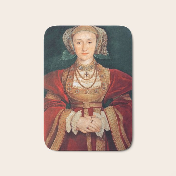 Hans Holbein the Younger "Anne of Cleves (1515-1557), fourth wife of King Henry VIII" Bath Mat Gallery Image 1
