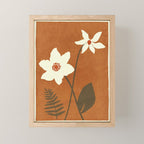 Minimal Abstract Art Landscape Flowers 4 Mini Art Print Gallery Image 1