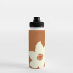 Minimal Abstract Art Landscape Flowers 4 Water Bottle Gallery Image 3