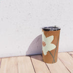 Minimal Abstract Art Landscape Flowers 4 Travel Mug Gallery Image 4