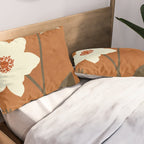Minimal Abstract Art Landscape Flowers 4 Pillow Sham Gallery Image 2