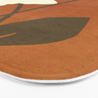 Minimal Abstract Art Landscape Flowers 4 Bath Mat Gallery Image 3