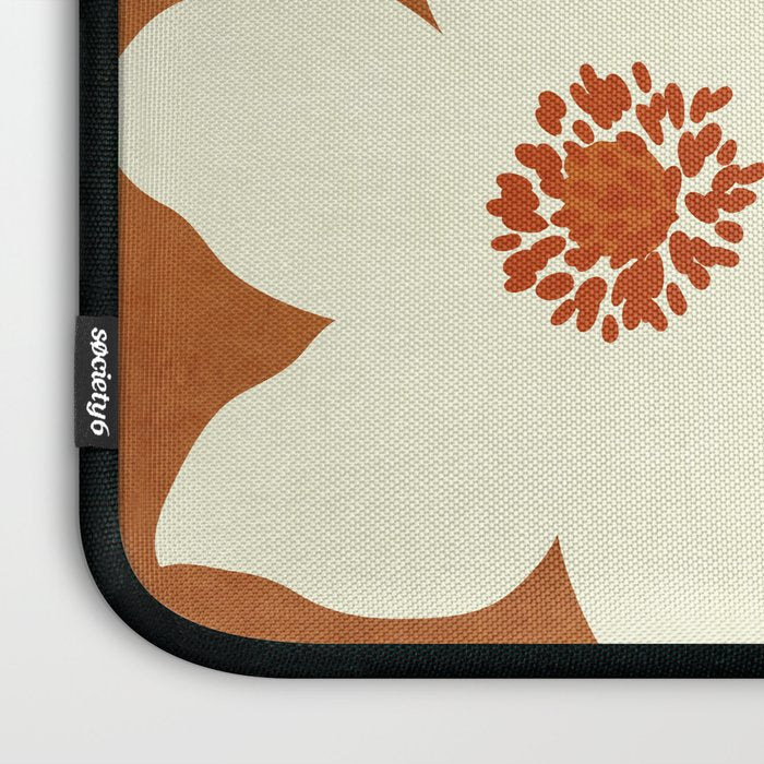 Minimal Abstract Art Landscape Flowers 4 Laptop Sleeve Gallery Image 3