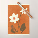 Minimal Abstract Art Landscape Flowers 4 Wrapping Paper Gallery Image 1