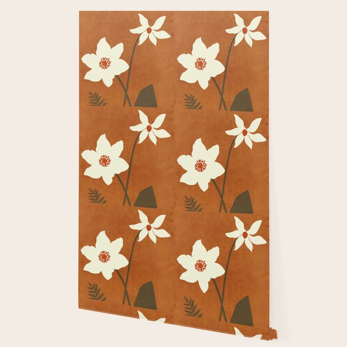 Minimal Abstract Art Landscape Flowers 4 Wallpaper Gallery Image 2