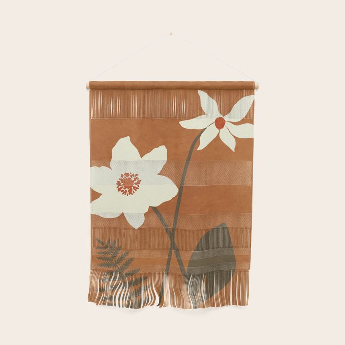 Minimal Abstract Art Landscape Flowers 4 Wall Hanging Gallery Image 1