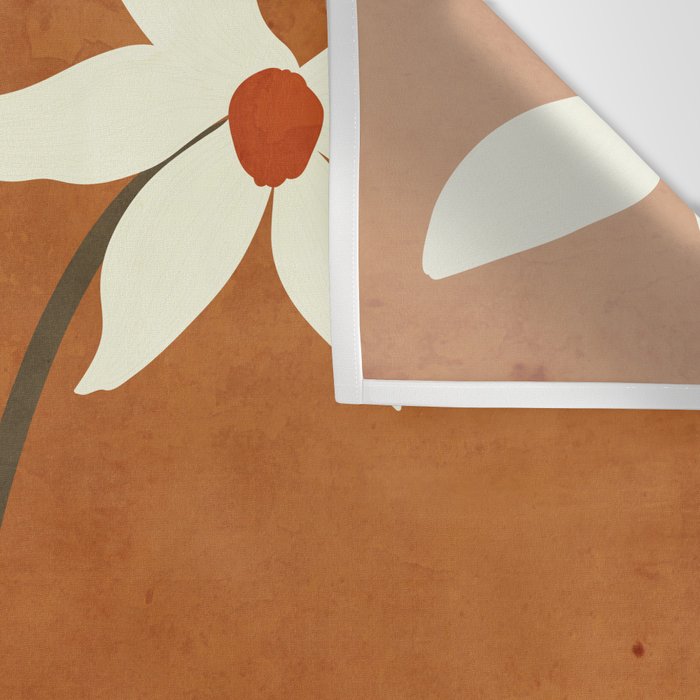 Minimal Abstract Art Landscape Flowers 4 Wall Tapestry Gallery Image 3