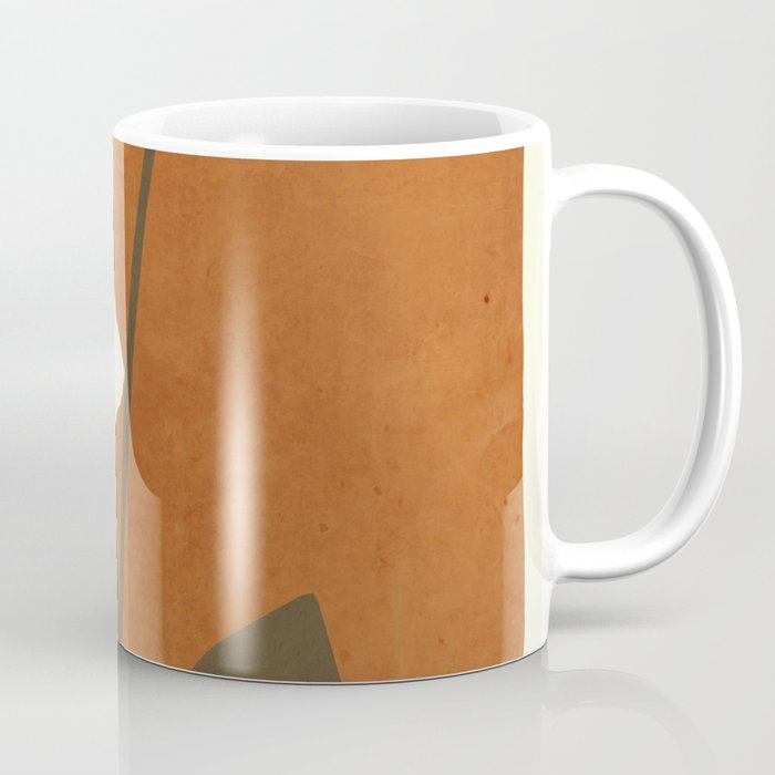 Minimal Abstract Art Landscape Flowers 4 Coffee Mug Gallery Image 1
