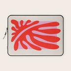 Coral & Lavender: Matisse Paper Leaf Cutouts 01 Laptop Sleeve Gallery Image 1