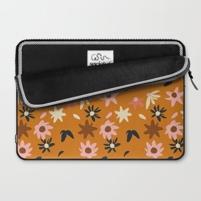 Fall flowers pattern Laptop Sleeve Gallery Image 2