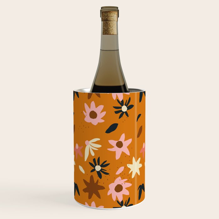 Fall flowers pattern Wine Chiller Gallery Image 1