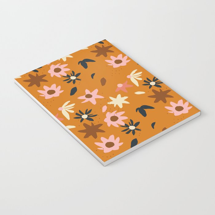 Fall flowers pattern Notebook Gallery Image 3