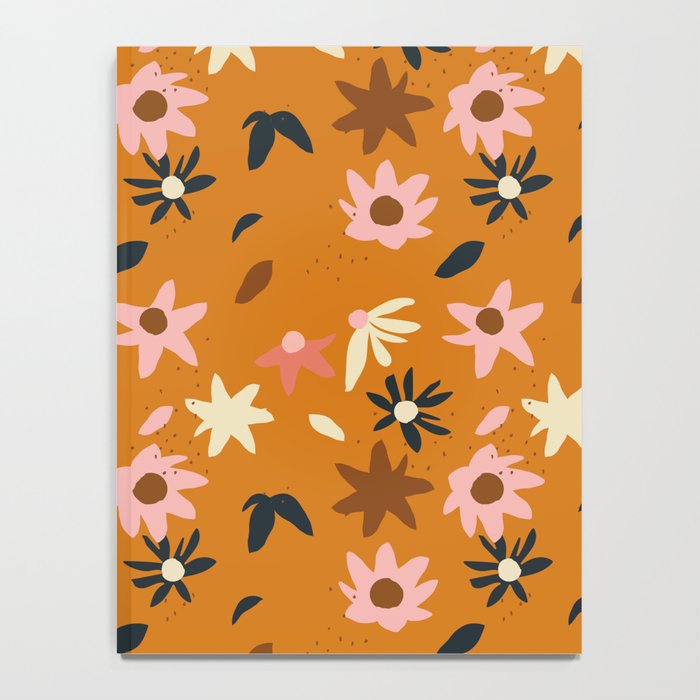Fall flowers pattern Notebook Gallery Image 4
