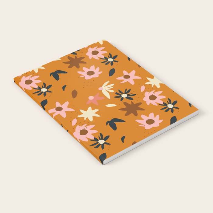 Fall flowers pattern Notebook Gallery Image 2