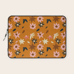 Fall flowers pattern Laptop Sleeve Gallery Image 1