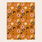 Fall flowers pattern Poster Gallery Image 4