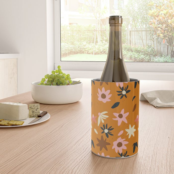 Fall flowers pattern Wine Chiller Gallery Image 4