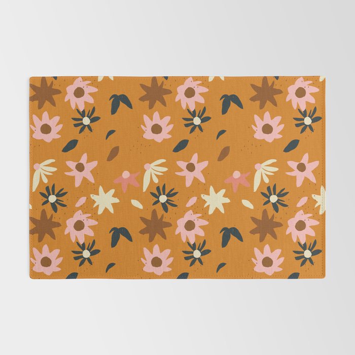 Fall flowers pattern Rug Gallery Image 2
