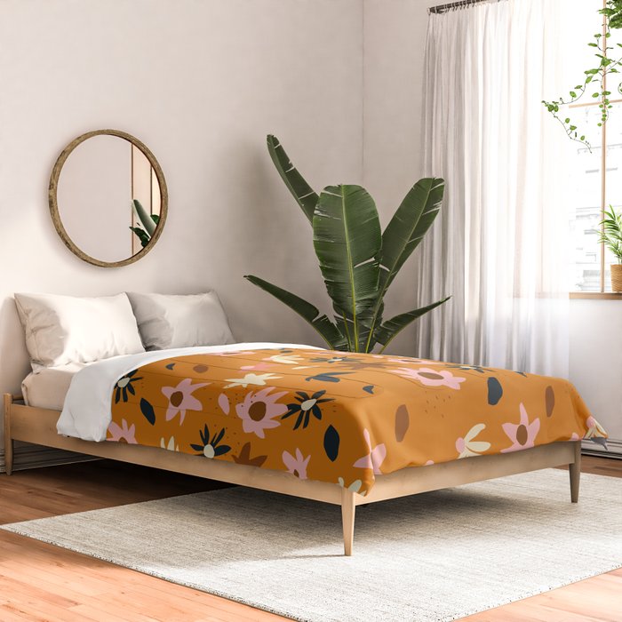 Fall flowers pattern Comforter Gallery Image 2