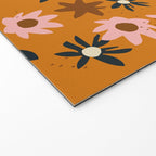 Fall flowers pattern Welcome Mat Gallery Image 2