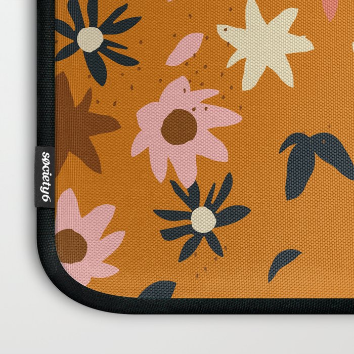 Fall flowers pattern Laptop Sleeve Gallery Image 3
