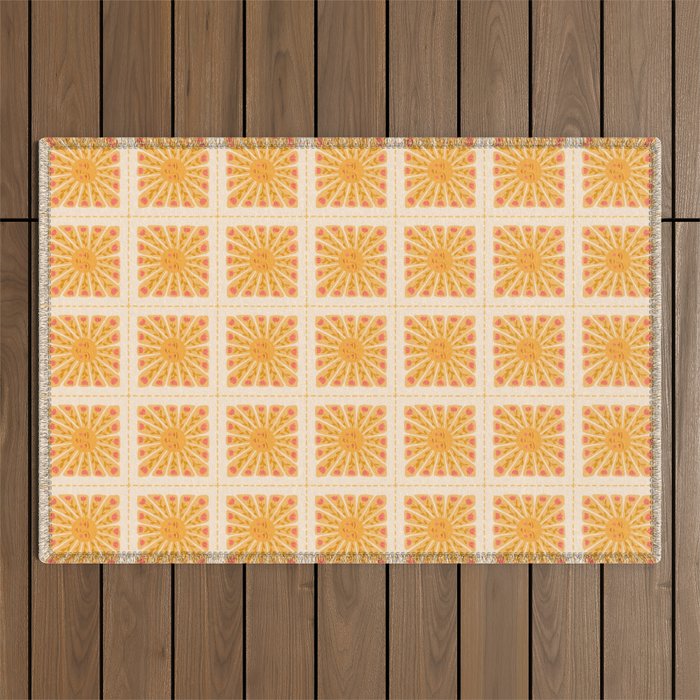 Happy sun Outdoor Rug Gallery Image 1