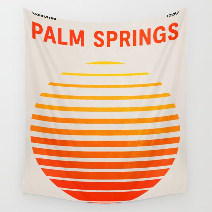 Palm Springs 3: Rising Sun Edition Wall Tapestry Gallery Image 1