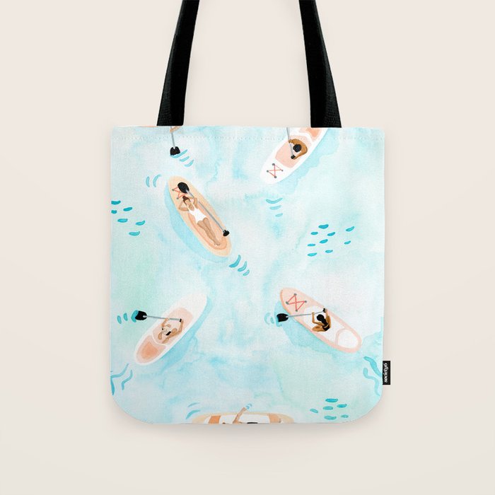 Paddle Boarding Tote Bag Gallery Image 1