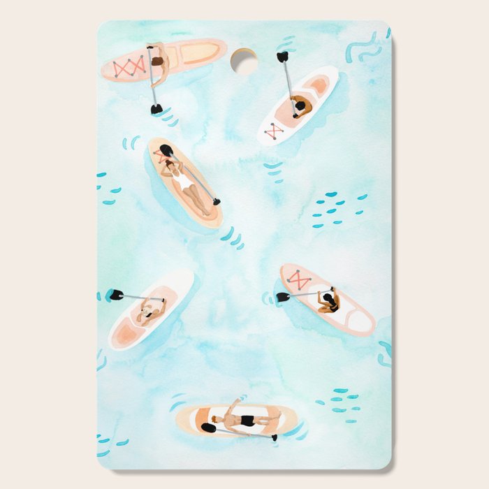 Paddle Boarding Cutting Board Gallery Image 1