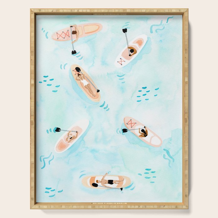Paddle Boarding Serving Tray Gallery Image 1