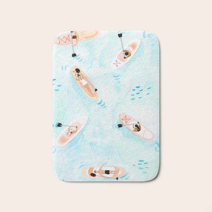Paddle Boarding Bath Mat Gallery Image 1