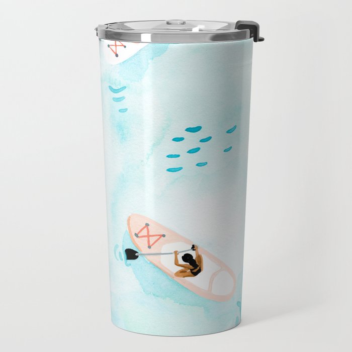 Paddle Boarding Travel Mug Gallery Image 2