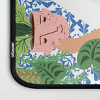 Moroccan Bath With Plants #botanical #illustration Laptop Sleeve Gallery Image 3