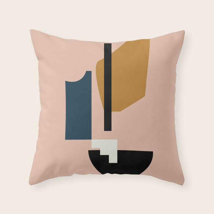Shape study #2 - Lola Collection Throw Pillow