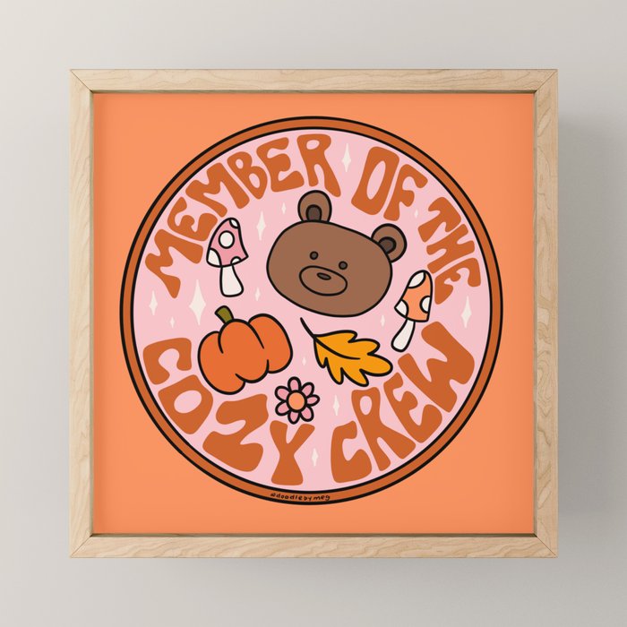 Member of Cozy Crew Mini Art Print Gallery Image 1