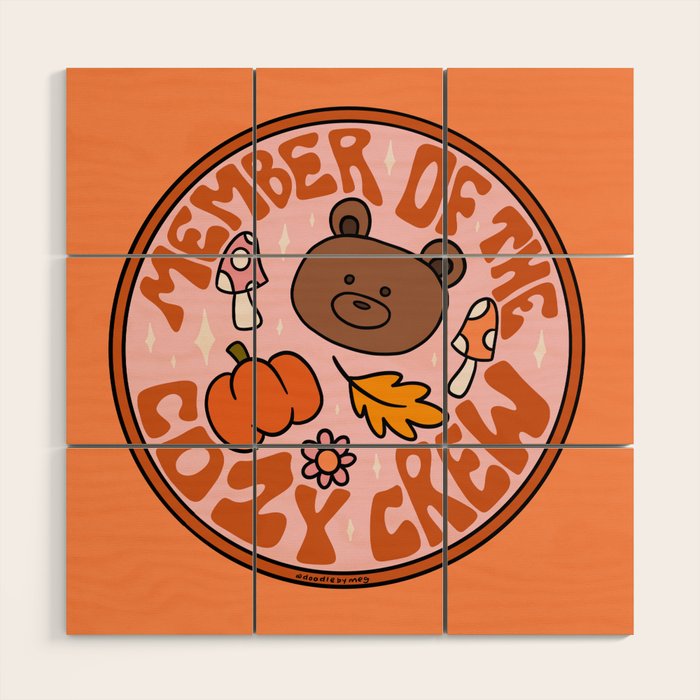Member of Cozy Crew Wood Wall Art Gallery Image 1