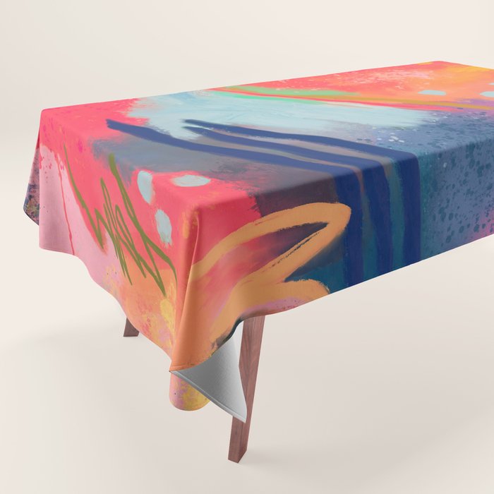 And the sea was dreaming  Tablecloth Gallery Image 1