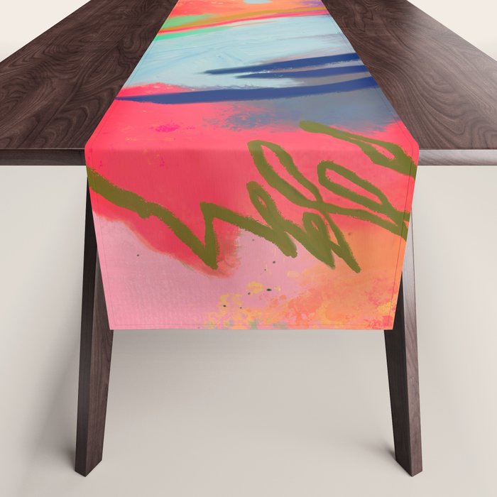 And the sea was dreaming  Table Runner Gallery Image 1