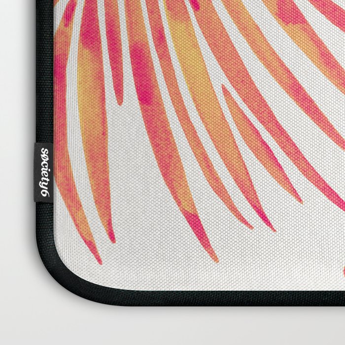 Tropical Fan Palm - Pink Palette Laptop Sleeve Gallery Image 3