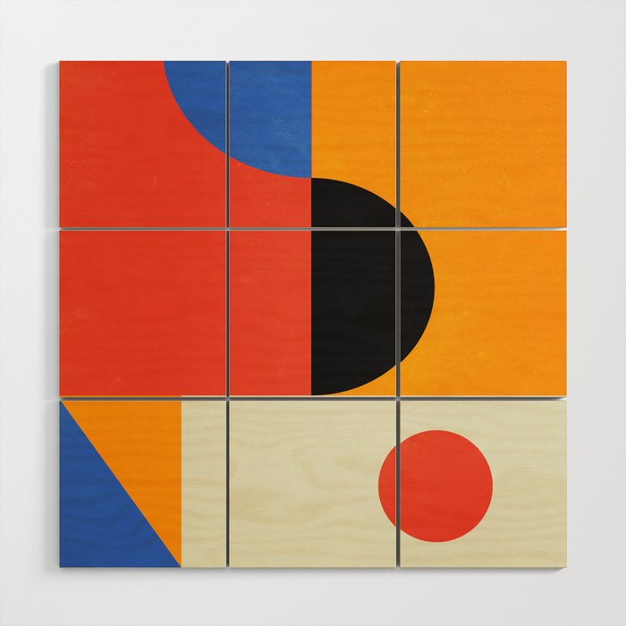 BAUHAUS 08: Exhibition 1923 | Mid Century Series Wood Wall Art Gallery Image 1