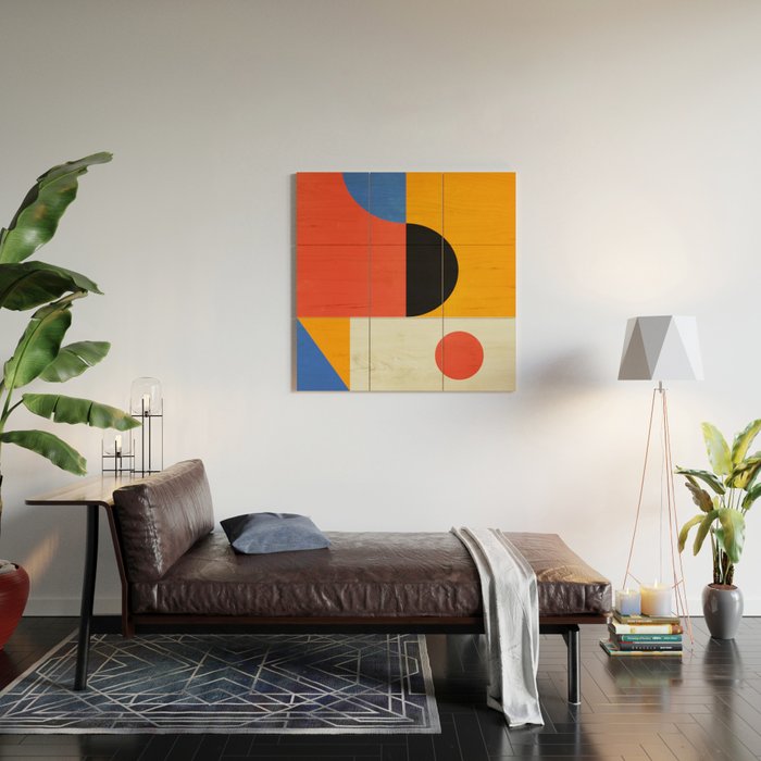 BAUHAUS 08: Exhibition 1923 | Mid Century Series Wood Wall Art Gallery Image 2