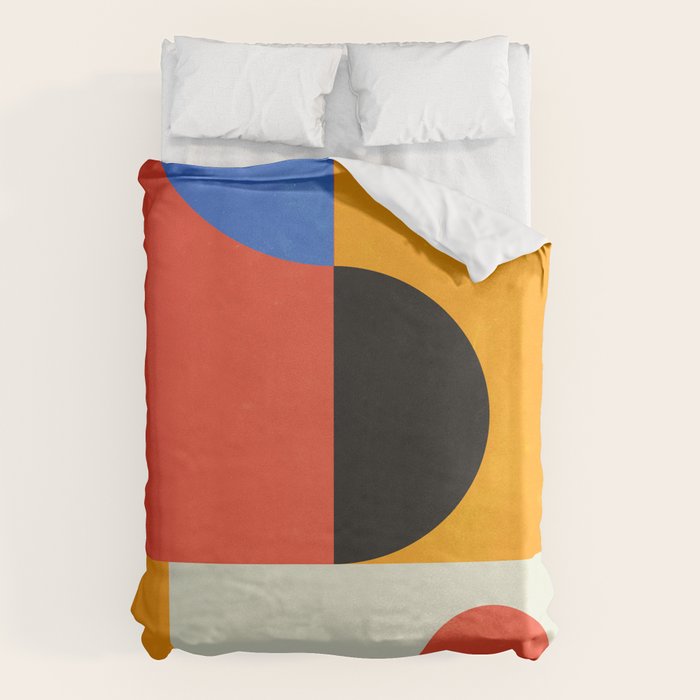 BAUHAUS 08: Exhibition 1923 | Mid Century Series Duvet Cover Gallery Image 6